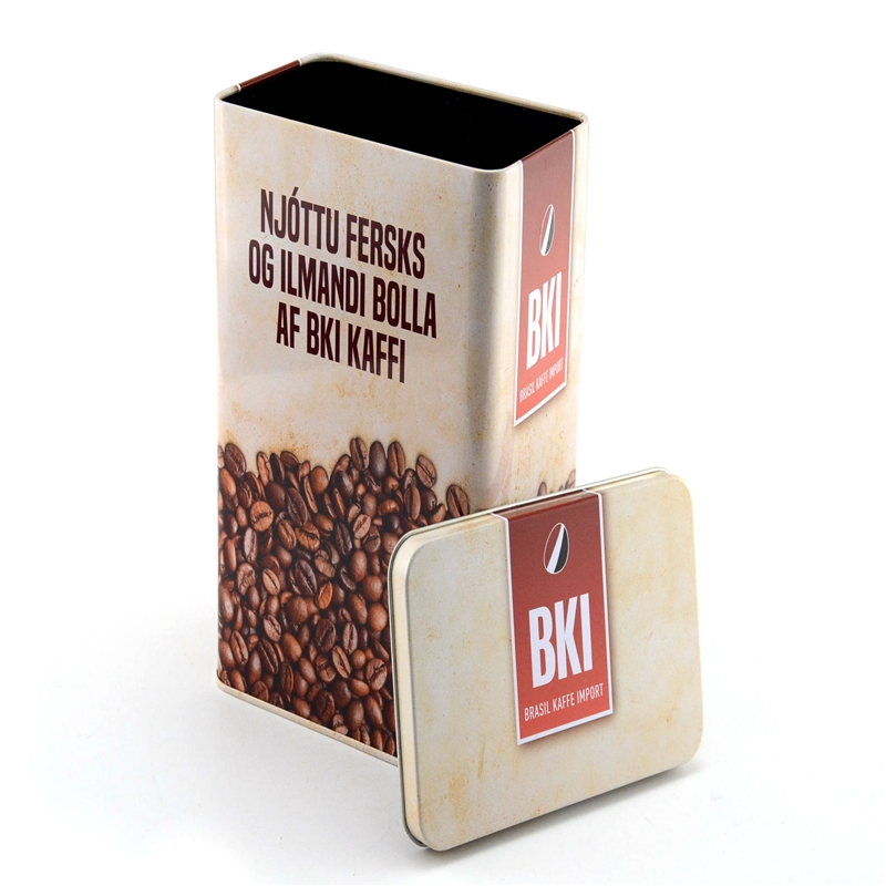 Carcasă tipărită de cafea dreptunghiulară pentru cafea tipărită