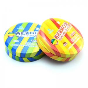 Fabrica de en-gros personalizate rotunde clic bold bomboane bomboane staniu cutie